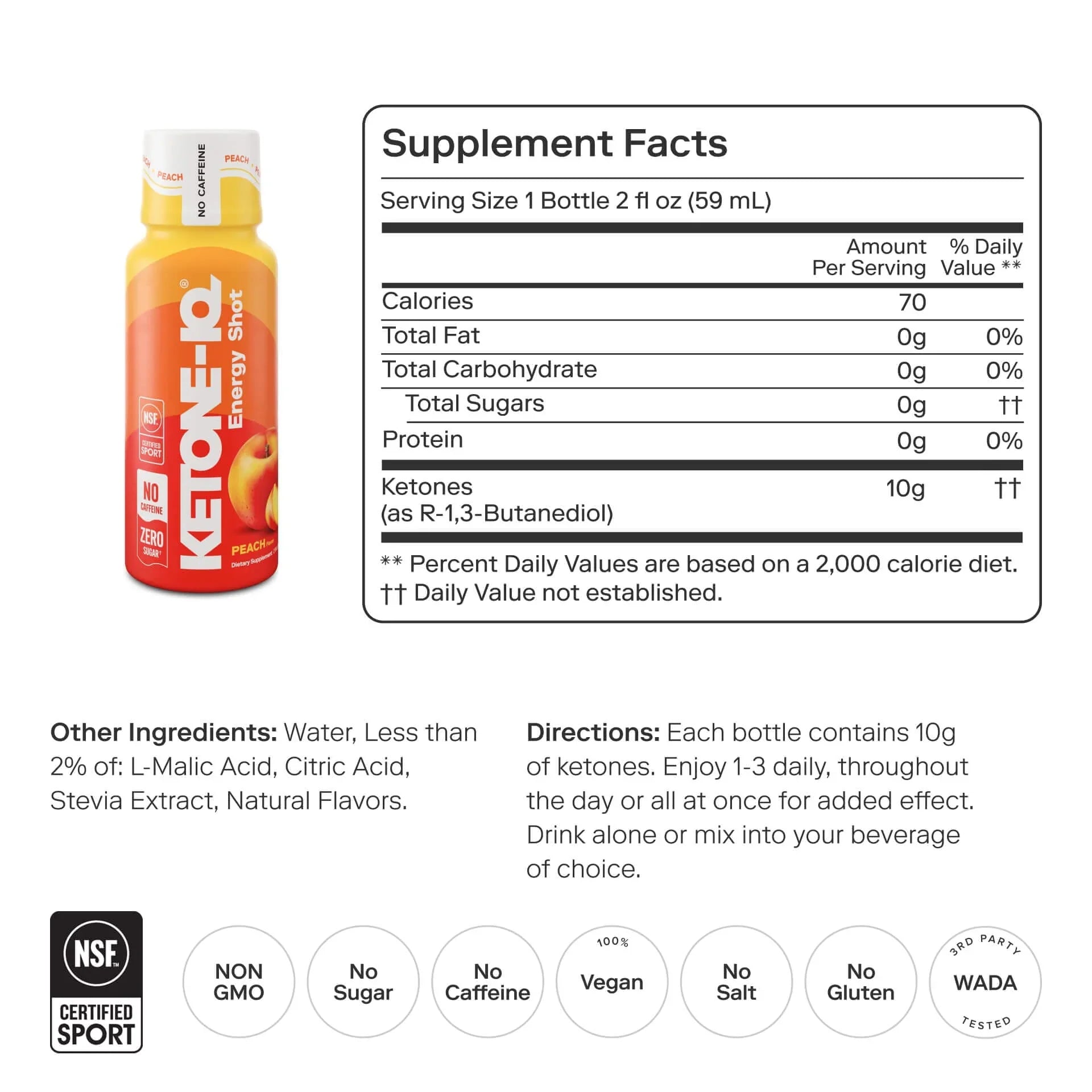 Ketone IQ (59 ml) - Clean Energy & Focus Drink